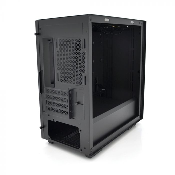 
					Корпус DeepCool 110Limiteb - 0.5mm ABS+SPCC+загартоване скло, ITX, 2x3.0 USB+Audio, Video card≤320mm, (400x225x431mm), без БП, Black
