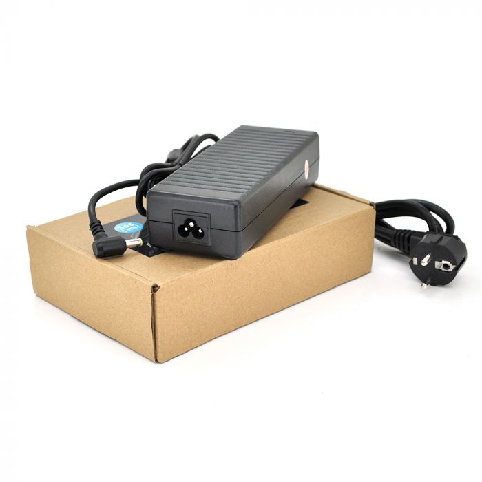 
					Блок живлення MERLION для ноутбукa HP 19V 6.3A (120 Вт) штекер 5.5 * 2.5мм, довжина 0,9 м + кабель живлення