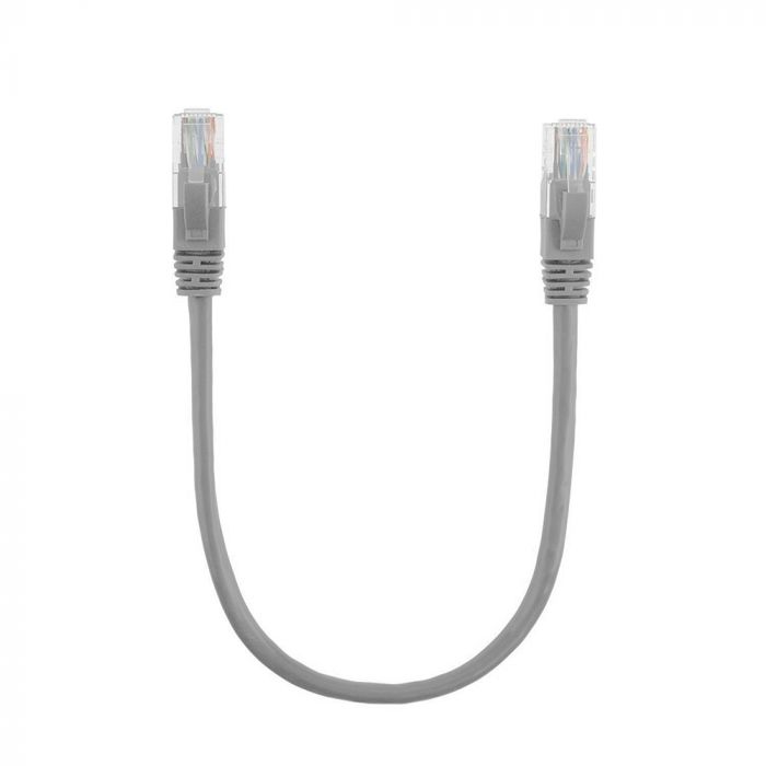 
					Патч-корд литий RITAR, UTP, RJ45, Cat.5e, 0,25m, сірий, Cu (мідь)