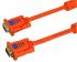 
					Кабель Merlion VGA 3+6 lIJIA PREMIUM 3,0m, male to male (папа-па па), 2 феррита, ORANGE, кульок 1080P Q150