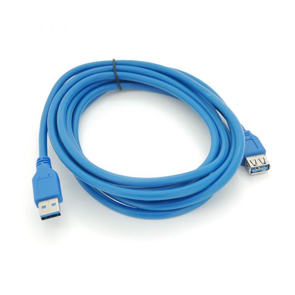 
					Подовжувач USB 3.0 AM / AF, 3.0m,  Blue, пакет
