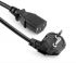 
					Кабель живлення Schuko PC-186 CEE7 / 7-C13, 1.5M, 0.5mm, OEM (євровилка) Q25 / 300