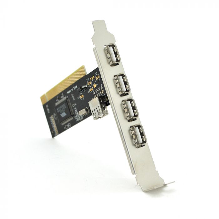 
					Контролер PCI=> USB 2.0, 4 + 1port (NEC chipset), BOX