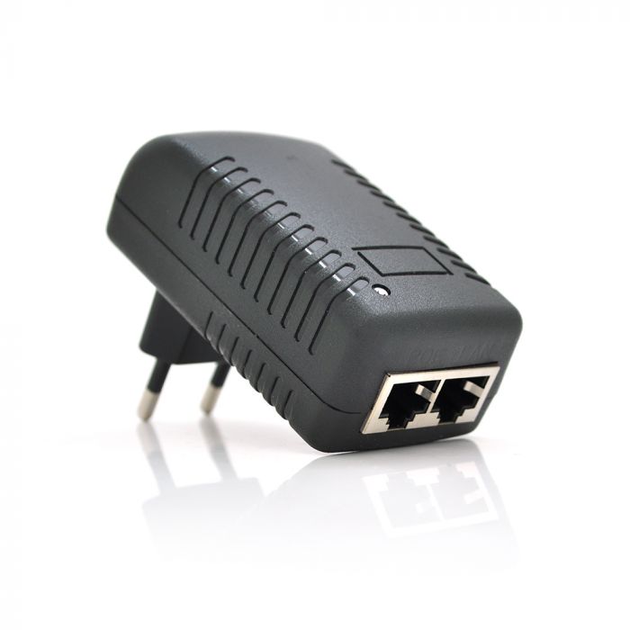 
					POE інжектор 24V 0.5A (24Вт) з портами Ethernet 10/100 Мбіт / с