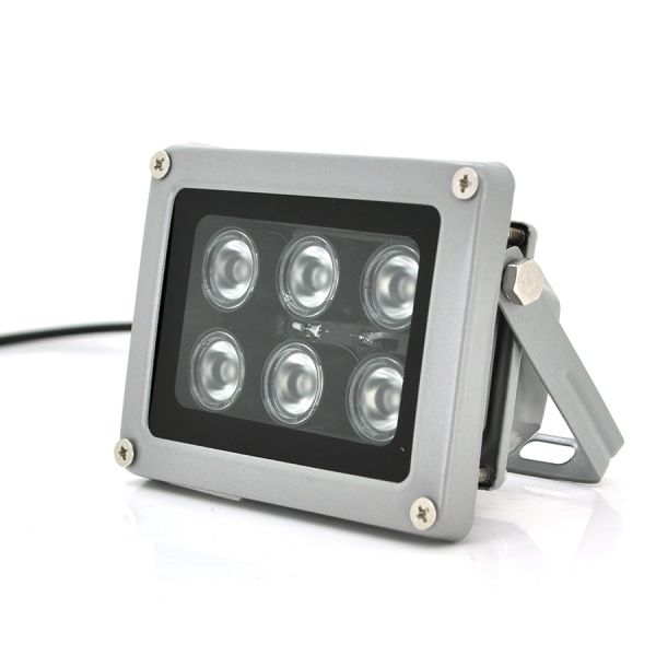 
					Прожектор спрямований з сутінковим датчиком YOSO 12V 12W, 6LED, IP66, кут огляду 60 °, лінза 6мм, робоча відстань до 30м, 114*86*86мм, BOX