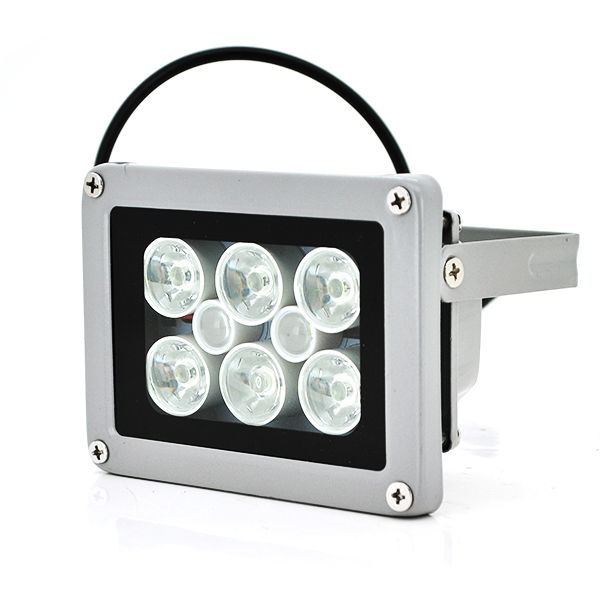 
					Прожектор спрямований з сутінковим датчиком YOSO 12V 1.2W, 6 + 2LED, IP66, кут огляду 60 °, дальність до 30м, 110 * 86 * 63мм, BOX