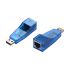 
					Контролер USB 2.0 to Ethernet - Мережевий адаптер 10 / 100Mbps, Blue, BOX