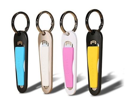 
					Кабель-брелок Remax USB 2.0 Portable, 2.1А, white, Color BOX