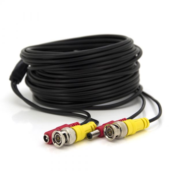 
					Кабель для камер відеоспостереження Ritar BNC + DC 20m до 5МР AHD / CVI / TVI / CVBS чорний