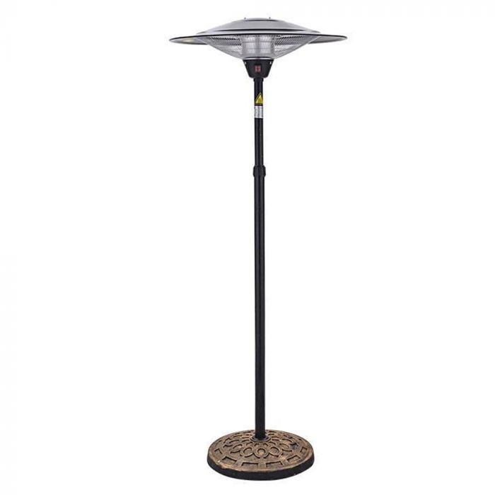 
					Електрообігрівач у формі парасольки, 2 режими, 220V, 1500/3000W, античний, фіксований