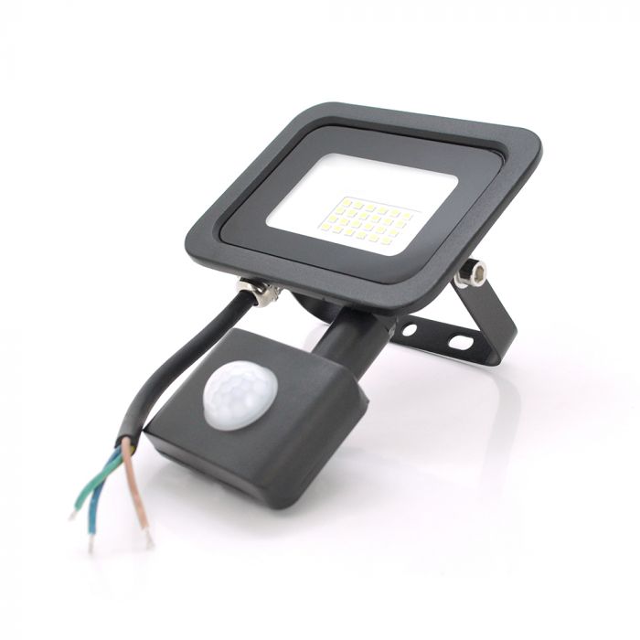 
					Прожектор SLIM SENSOR LED RITAR RT-FLOOD/MS20A, 20W, 24xSMD2835, IP65, 2000Lm, 6500K (100%), PF>0.9  Ra>70, 125*140*25mm