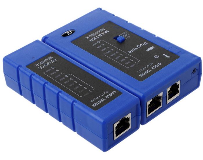 
					Кабельний тестер Merlion NSHL916DC-AL, RJ-45