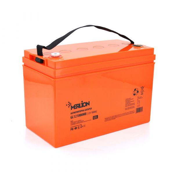 
					Акумуляторна батарея MERLION GL121000M8 12 V 100 Ah  (329 x 172 x 218) White Q1