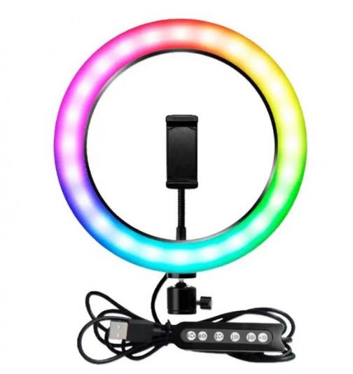 
					Селфі-лампа Led кільце 26см MJ26 RGB