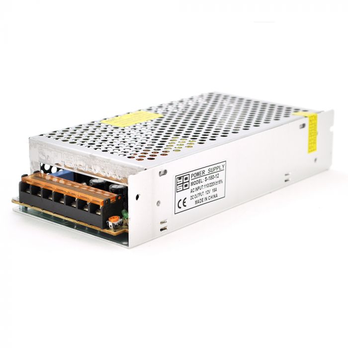 
					Імпульсний блок живлення YOSO 12В 15А (180W) S-180-12 перфорований Q50 (208 * 102 * 46) 0,58 кг (199 * 98 * 42)