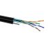 
					Кабель Одескабель КППЕт-ВП (100) 4 * 2 * 0,51 (F/UTP-cat.5E), СU, ізоляція ПЕ, екр., З трос. 7 * 0,5 для зовн. раб., 305м
