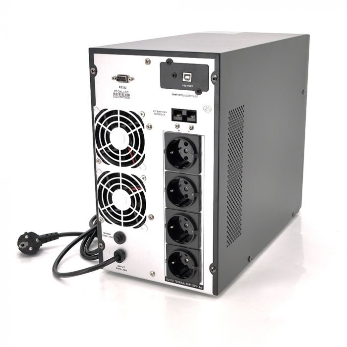 
					Інвертор з правильною синусоїдою Ritar PT-2KL-LCD, 2000VA (1800Вт), 72В, Струм макс. 5A, під зовнішній АКБ (405*190*326)