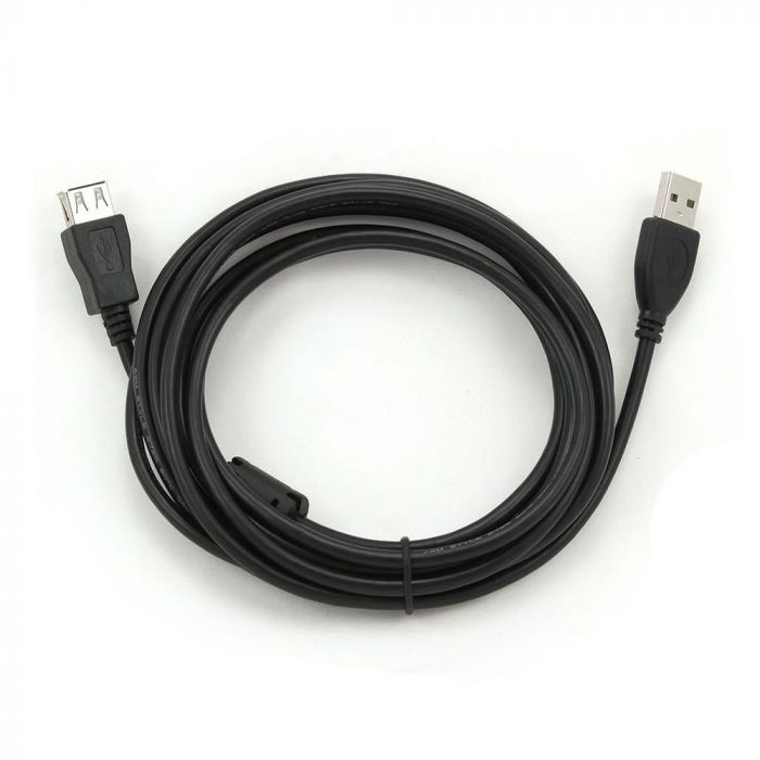 
					Подовжувач USB 2.0 AM / AF, 3.0m, 1 ферит, чорний Пакет Q200