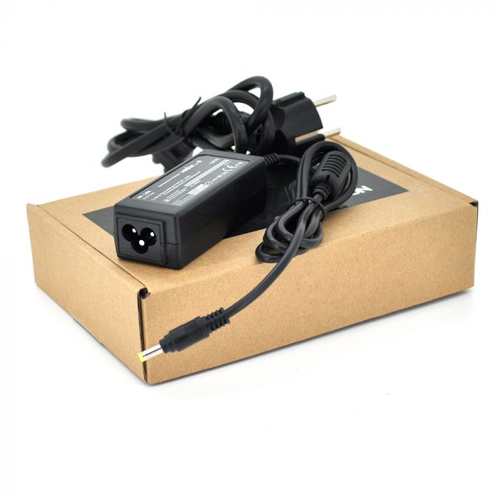 
					Блок живлення MERLION для ноутбукa HP 19V 2.05A (39 Вт) штекер 4.0 * 1.7мм, довжина 0,9 м + кабель живлення