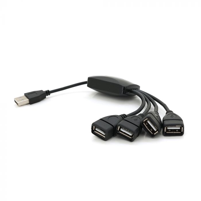 
					Хаб USB 2.0 4 порту (гідра), Blister Q250