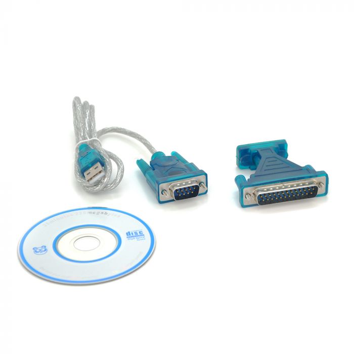 
					Кабель USB to RS-232 с перехідником RS-232 (9 pin) > (25Pin),Blister