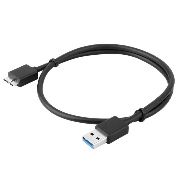 
					Кабель Usb 3.0 AM to Micro-B black 1.5m для жорстких дисків