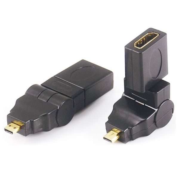 
					Перехідник microHDMI (тато) -HDMI (мама) 360 °