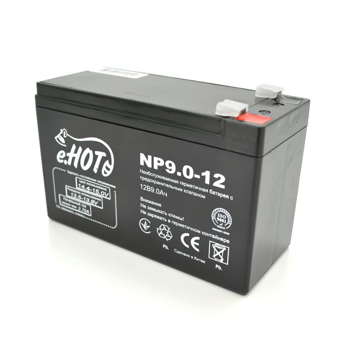 
					Аккумуляторная батарея 12V 9Ah ENOT  (150 x 65 x  95 (100))