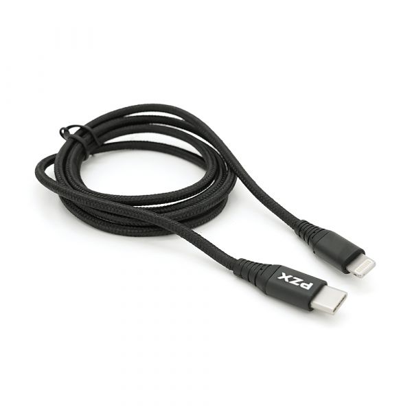 
					Кабель PZX V-109, Iphone to Type-C, 2.1A, Black, довжина 1.2м, BOX