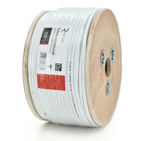 
					Кабель сигнальний RITAR КСВПЕ СU 4 * 7 / 0,22 екран., Бухта 100м. барабан Q8