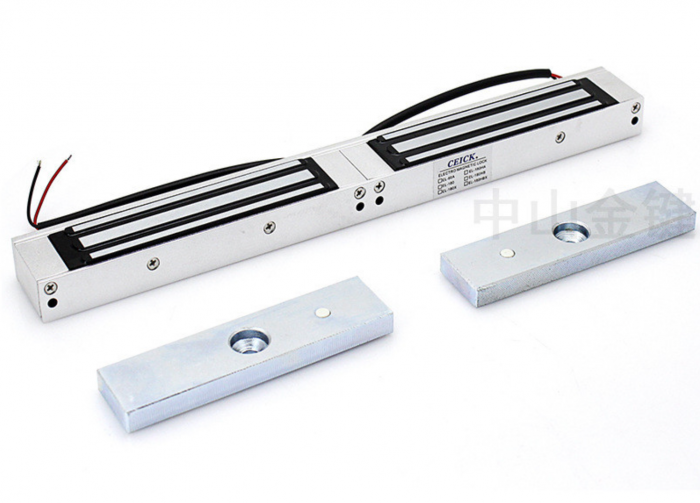 
					Електромагнітний накладний двосторонній замок YOSO, зусилля на відрив 360кг, 12V, 3-5A, Box, Q12