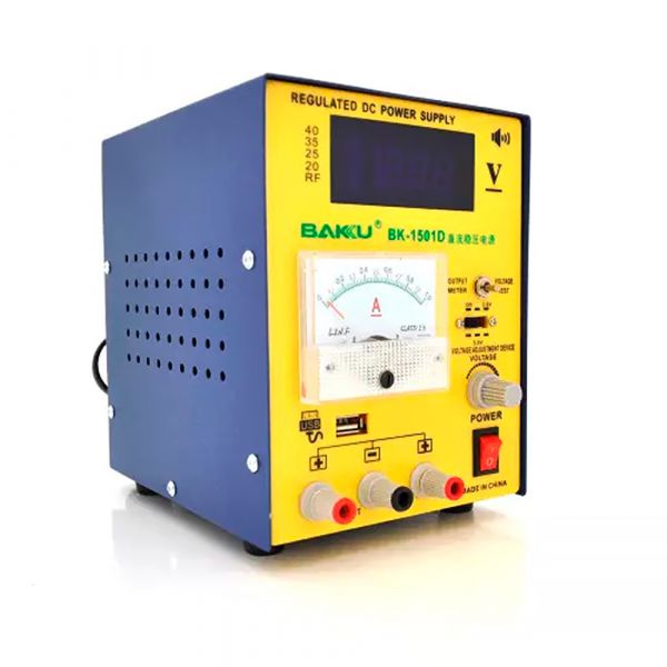 
					Блок живлення з цифровою індикацією BAKKU BK 1501D