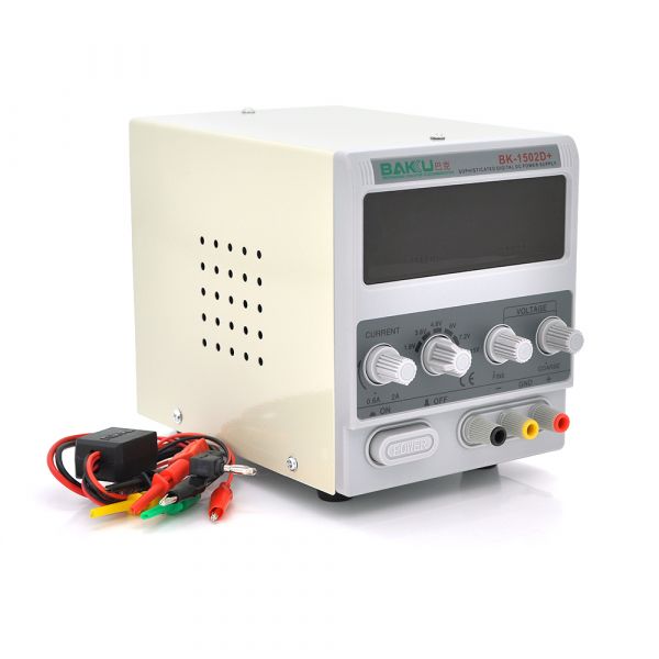 
					Блок живлення з цифровою індикацією BAKKU BK 1502D+