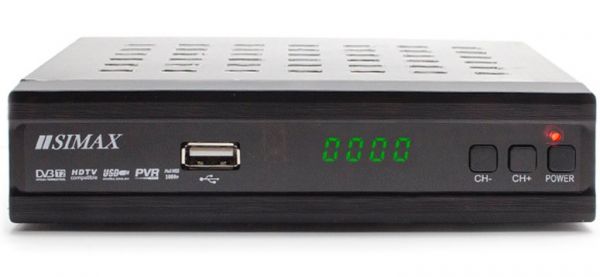 
					Ресивер (тюнер) IPTV DVB-T2 SIMAX Metal Blue KL1801