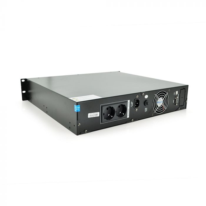 
					ДБЖ з правильною синусоїдою ONLINE Ritar RT-1KS-LCD, RACK 1000VA (900Вт), 24 В, Вбудована батарея 12V 7,5 Ah х 2 шт  (482 * 440 * 87), Q2