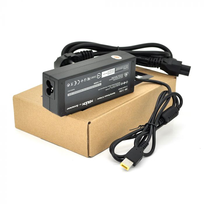 
					Блок живлення MERLION для ноутбука LENOVO 20V 3,25A (65 Вт) штекер FOR YOGA, довжина 0,9 м + кабель живлення