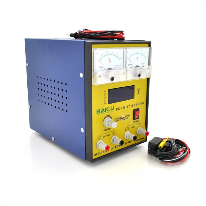 
					Блок живлення з стрілочної індикацією BAKKU BK 1501T +