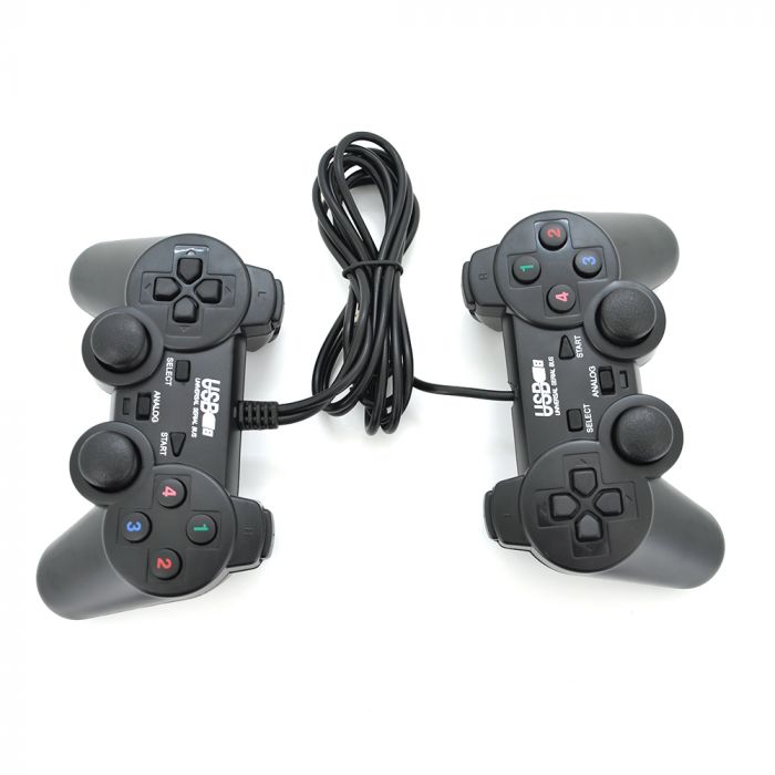 
					Геймпади (2шт) провідні для ПК USB-2082 USB 2.0 Double Shock