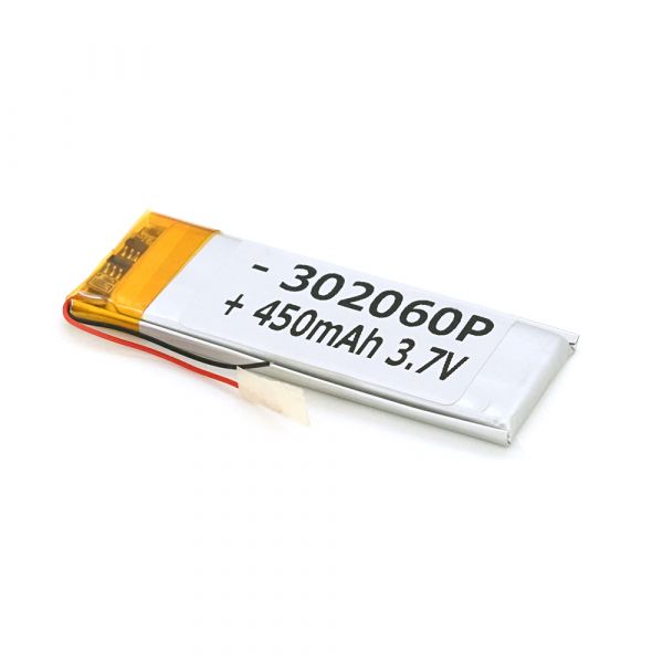 
					Літій-полімерний акумулято 3*20*60mm (Li-ion 3.7В 450мА·ч)