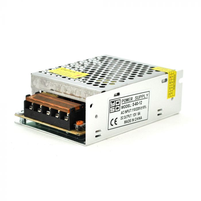 
					Імпульсний блок живлення YOSO 12В 3А (35Вт) S-36-12 перфорований Q120 (112x77x36mm)