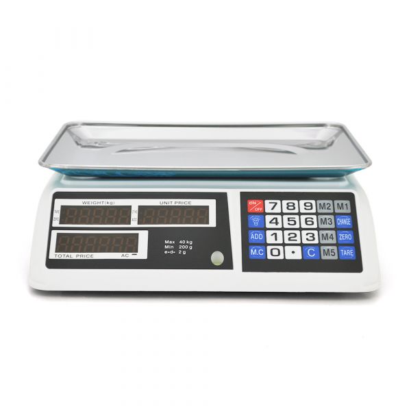 
					Ваги торговельні електронні NN (40кг) з лічильником ціни