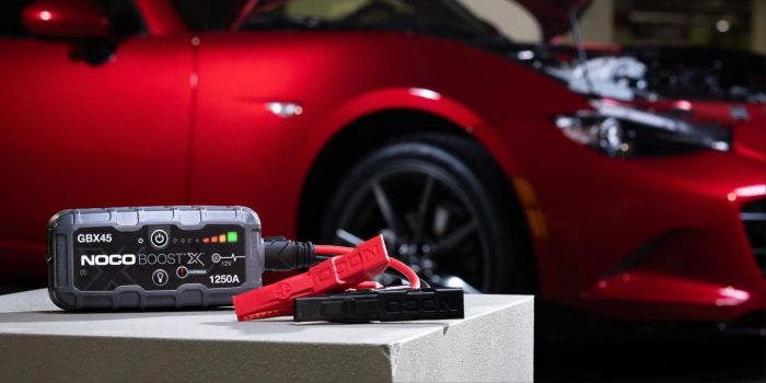 Пуско-зарядний пристрій Noco GBX45 Boost Sport 1250A UltraSafe Lithium Jump Starter, IP65, Power Bank