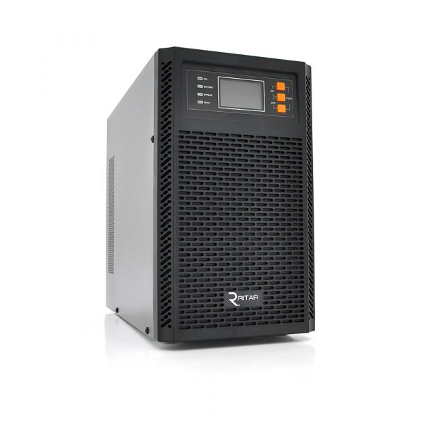 
					ДБЖ з правильною синусоїдою Ritar PT-2KS-LCD, 2000VA (1800Вт), 72В, Внутрішня батарея  12V 7 Ah х 6шт (395*190*320)