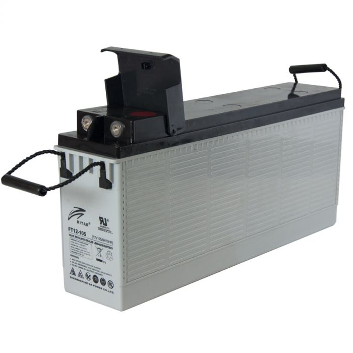 
					Акумуляторна батарея GEL RITAR FT12-105G, Gray Case, 12V 105.0Ah  ( 508 х 111 х 236 ) Q1