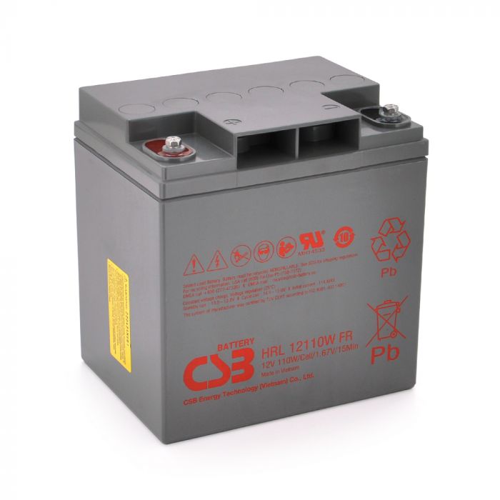 
					Аккумуляторная батарея CSB HRL12110WFR, 12V 28Ah (166х125х175мм)