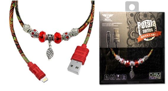 
					Кабель iKAKU POTALA series for micro, Red, довжина 0.5м, 2.4A, BOX