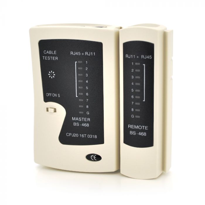 
					Кабельний тестер Merlion TL-468, RJ-45