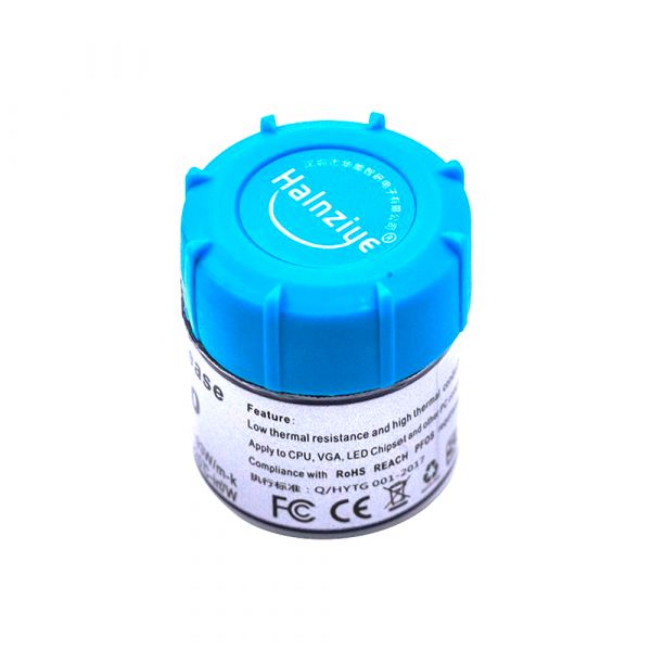 
					Паста термопровідна HY-710 15g, банку, Grey,> 3,17W / m-K, <0.067 ° C-in² / W, -30 ° ≈240 °, OEM Q40