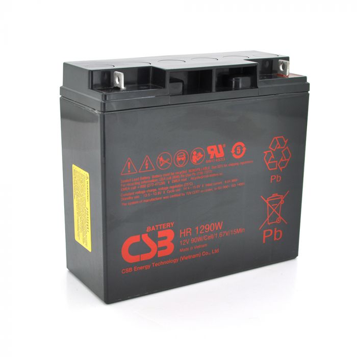 
					Акумуляторна батарея CSB HR1290W, 12V 18Ah (181х159х167мм), Q4