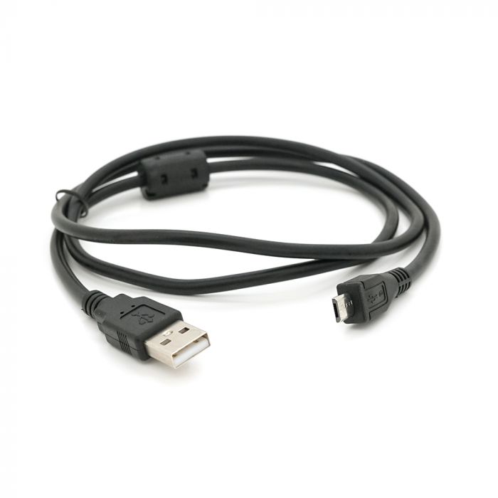 
					Кабель USB 2.0 (AM / Місго 5 pin) 1,0м, 1 ферит чорний, ОЕМ, Q500